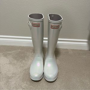 NEW! Hunter - Big Kids Original Nebula Rain Boots